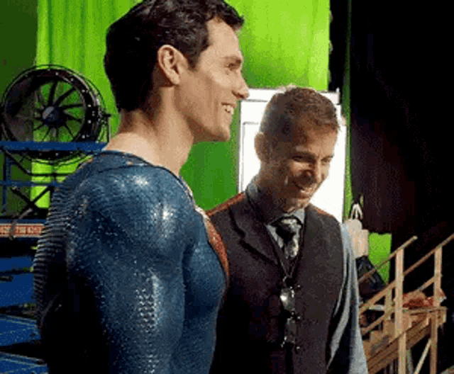 Zack Snyder Henry Cavill GIF - Zack Snyder Henry Cavill Superman GIFs