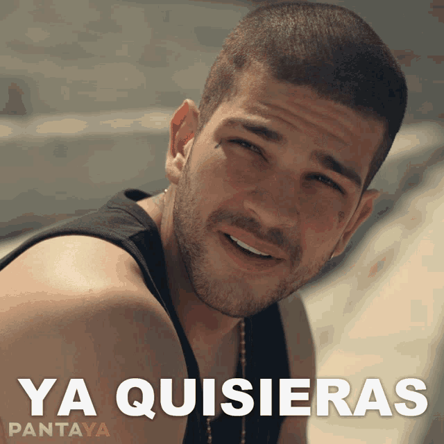 a picture of a man with the words ya quisieras written below him