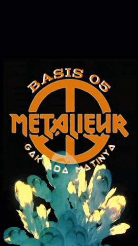 a poster for basis 05 metaleur with smoke coming out of the center