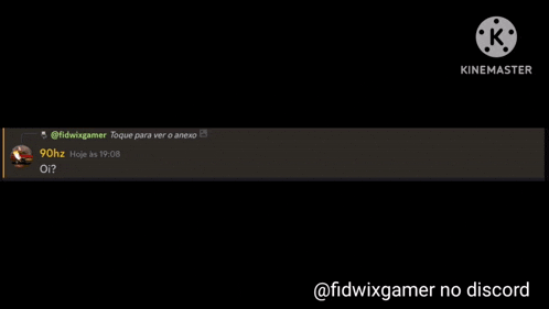 a screenshot of a discord conversation between fidwix gamer and 90hz