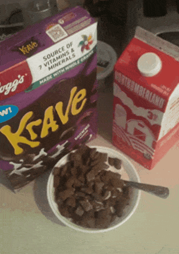 Krave Cereal GIF - Krave Cereal Breakfast GIFs