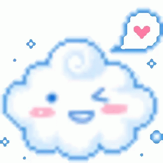 Cloud Wink GIF - Cloud Wink Hearts GIFs