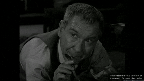 a black and white photo of a man with a caption that says " the fire was caused by a fault in the electrical system "