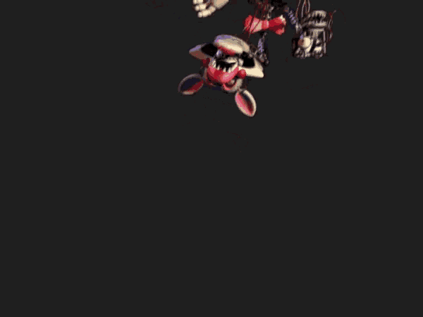 a close up of a cartoon character 's mouth with a black background