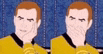 a cartoon of two men in yellow uniforms covering their mouths .
