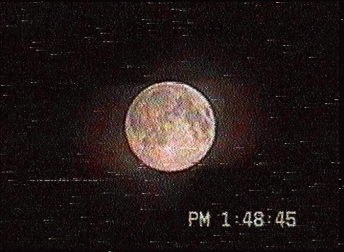 Vhs Aesthetic GIF - Vhs Aesthetic Full Moon GIFs