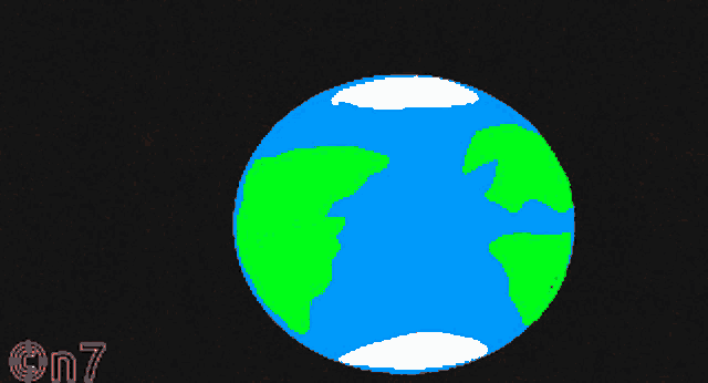 a drawing of a globe with a red virus on top