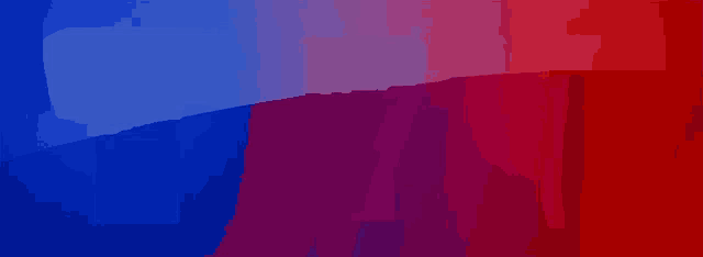 a blue and red background with a few lines on it