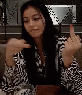 Cindy Kimberly Fuck You GIF - Cindy Kimberly Fuck You Middle Finger GIFs