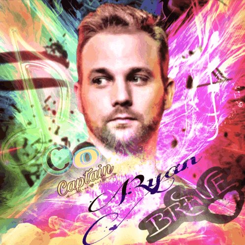 a captain ryan poster with a man 's face