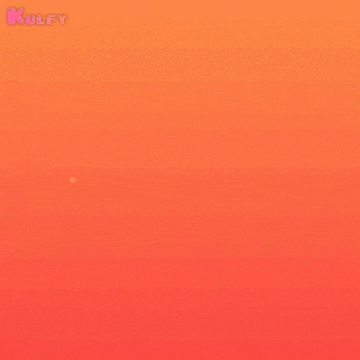 the word hello is written in white letters on a red and orange background .