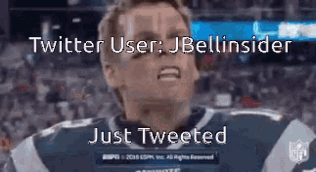 a twitter user named jbellinsider just tweeted a picture of a man