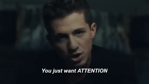 Attention Just Want GIF - Attention Just Want Charlie Puth GIFs