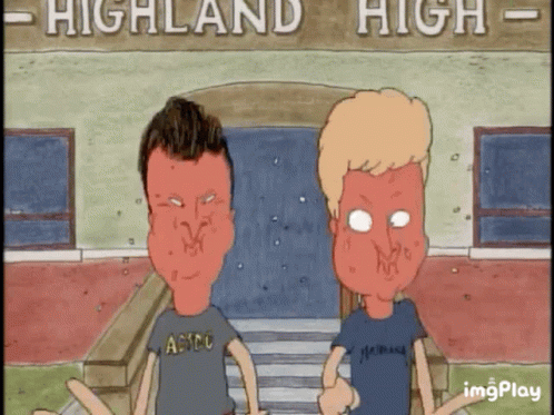Beavis And Butthead Laughing GIF - Beavis And Butthead Laughing Funny GIFs