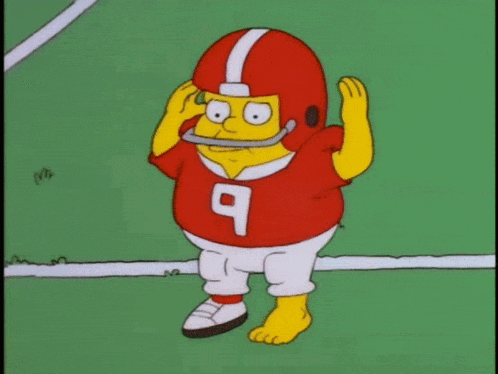 The Simpsons Uter GIF - The Simpsons Uter Football Kick GIFs