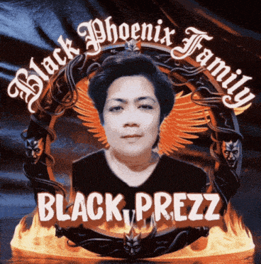 a picture of a woman with the name black preziz on the bottom