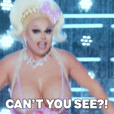 Can'T You See Jaymes Mansfield GIF - Can'T You See Jaymes Mansfield Rupaul’s Drag Race All Stars GIFs