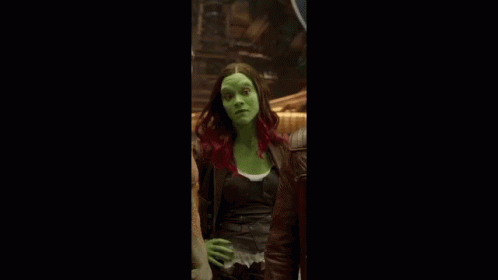 Gamora Gotg GIF - Gamora Gotg Surprised GIFs