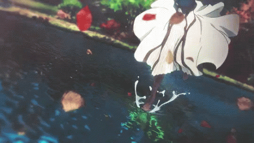 Anime Horusultra GIF - Anime Horusultra Walk On Water GIFs