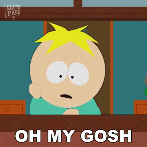 Oh My Gosh Butters Stotch GIF - Oh My Gosh Butters Stotch South Park GIFs