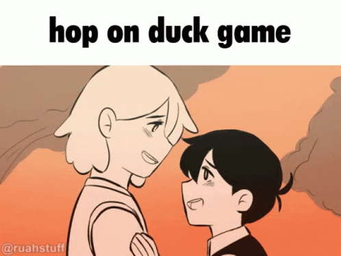 Hop On Duck Game GIF - Hop On Duck Game Omori GIFs