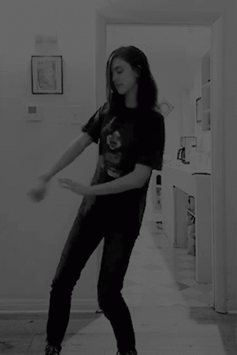 Margaret Qualley Dancing GIF - Margaret Qualley Dancing Black And White GIFs