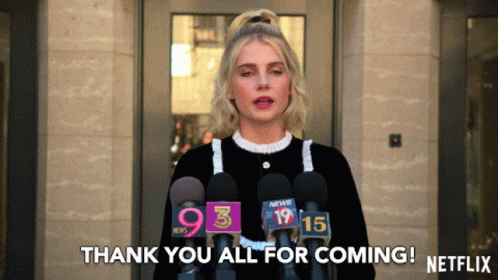 Thank You All For Coming Thanks GIF - Thank You All For Coming Thanks Paparazzi GIFs