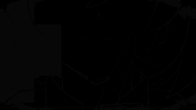 a black and white drawing of a person holding a shield with the letter x on it