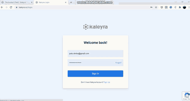 a screenshot of the kaleyra website shows a superhero flying through the air