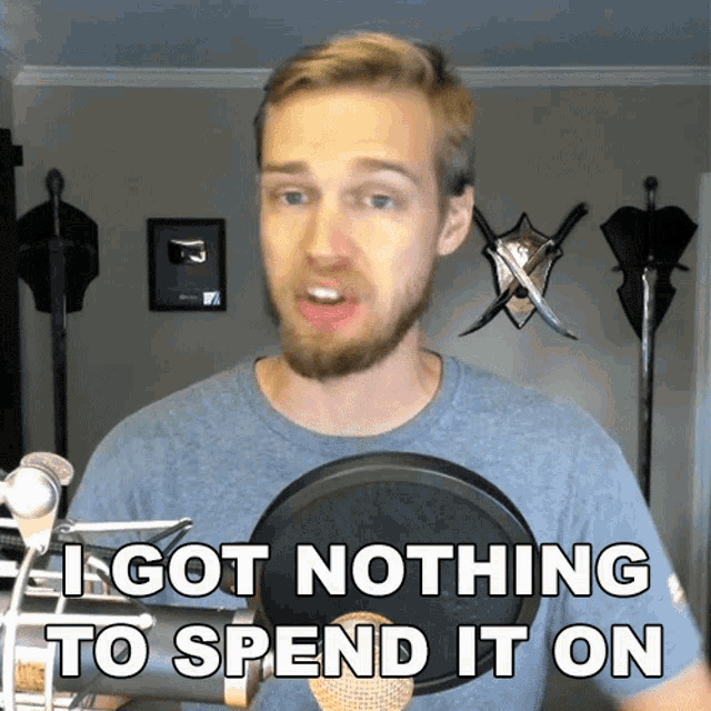 I Got Nothing To Spend It On Klaus Gaming GIF - I Got Nothing To Spend It On Klaus Gaming Farm To Max GIFs