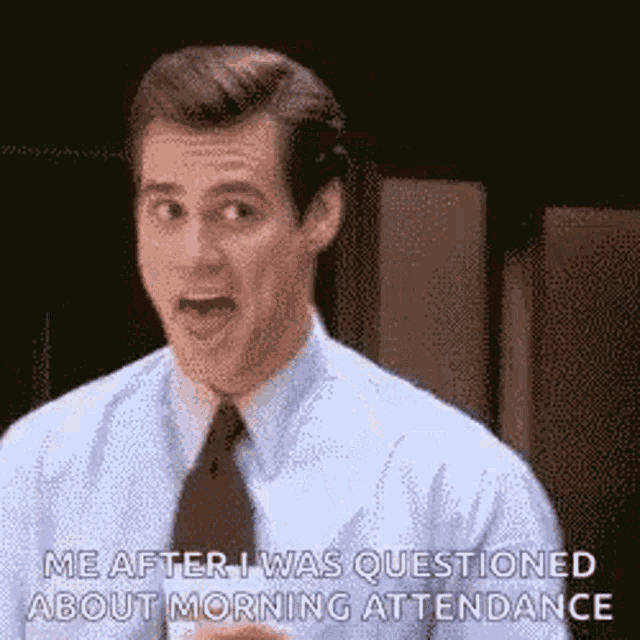 Jim Carrey Me After I Was Questioned GIF - Jim Carrey Me After I Was Questioned Morning Attendance GIFs