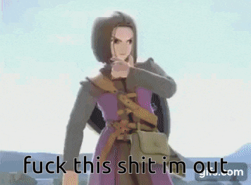 a cartoon explosion with the words `` fuck this shit im out '' written in the middle .