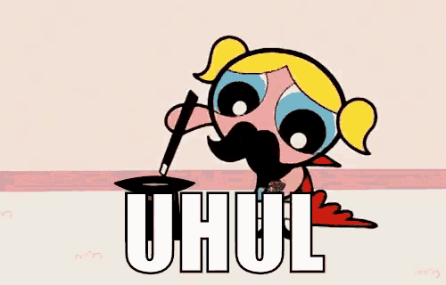 Lindinha Uhul Animação Celebrando GIF