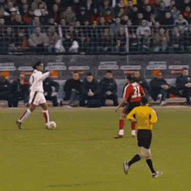 a soccer goal with a banner that says hyper on it