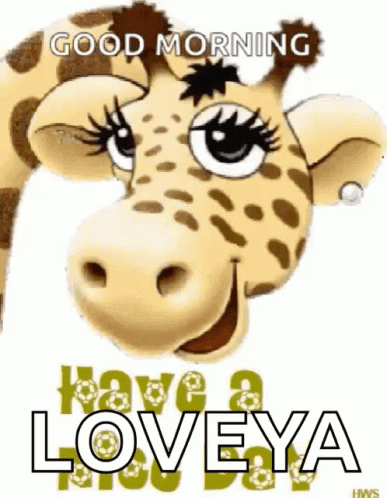Love Have A Nice Day GIF - Love Have A Nice Day Giraffe GIFs