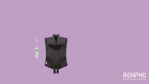 an advertisement for a heating pad with a remote control