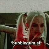 Harley Quinn Bubblegum GIF - Harley Quinn Bubblegum GIFs