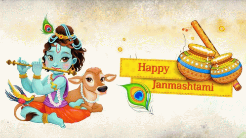 Happy Krishna Janamashtami GIF - Happy Krishna Janamashtami GIFs