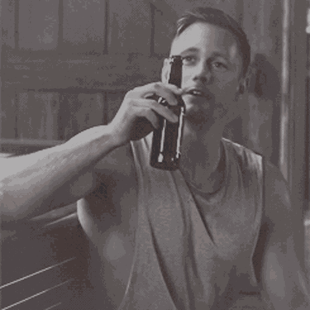 Drinking A Beer Winking At A Girl Crackship GIF - Drinking A Beer Winking At A Girl Crackship Eric Northman GIFs