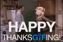 Happy Thanksgifing Dancing GIF - Happy Thanksgifing Dancing Friends GIFs