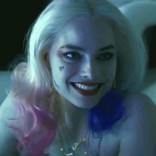 Margot Robbie Bite Me GIF - Margot Robbie Bite Me Harley Quinn GIFs