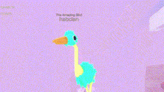 a cartoon of a bird with the words " im the biggest bird " below it