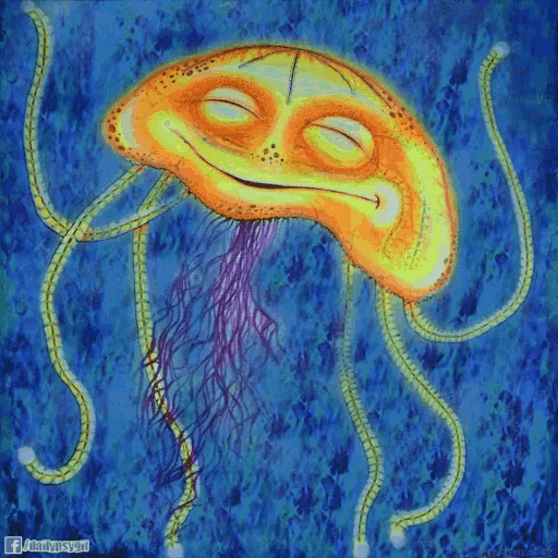 Jellyfish Creepy GIF - Jellyfish Creepy Trippy GIFs