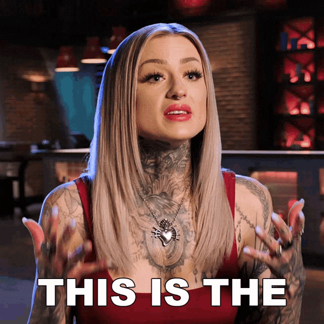 This Is The Grand Finale Ryan Ashley GIF - This Is The Grand Finale Ryan Ashley Ink Master GIFs