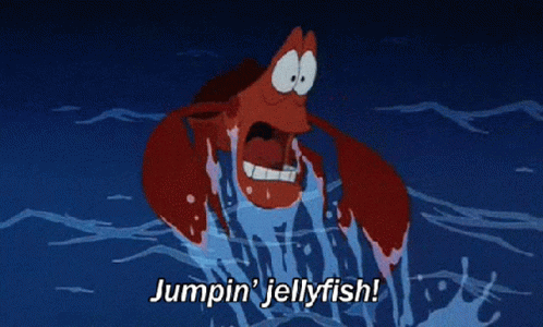 Jumping Jellyfish GIF - Jumping Jellyfish Surprised GIFs
