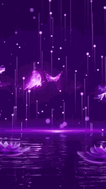 Purple Aesthetic GIF - Purple Aesthetic Butterflies GIFs