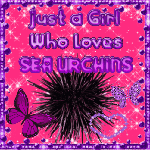Just A Girl Who Loves Sea Urchins I Love Sea Urchins GIF - Just A Girl Who Loves Sea Urchins Sea Urchin I Love Sea Urchins GIFs