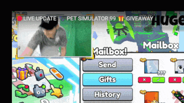 a screenshot of a video game with the words mailbox on the bottom