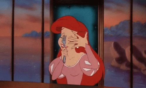 Brushing Hair With Fork Ariel GIF - Brushing Hair With Fork Ariel The Little Mermaid GIFs