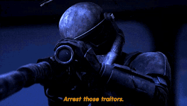 Star Wars Crosshair GIF - Star Wars Crosshair Arrest Those Traitors GIFs